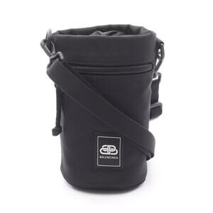 Balenciaga WEEKEND shoulder bag nylon canvas black